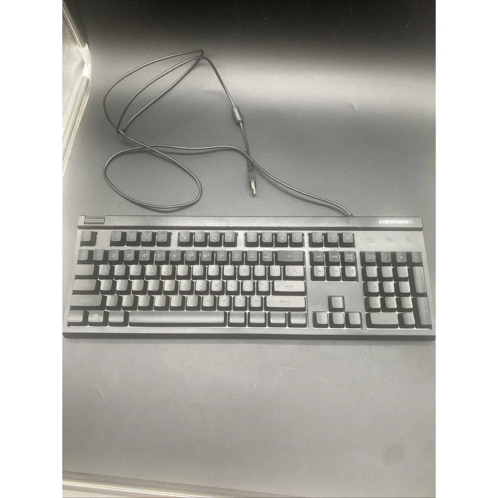 CyberPowerPC NOHI 02 RGB KB-161-104 USB Wired Gaming Keyboard - N/A - No Box